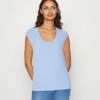 Anna Field T-Shirt Basic -Blue 2 Anna Field T-Shirt Basic -Blue -Anna Field 0075f99896614becad9b929749b0df0e