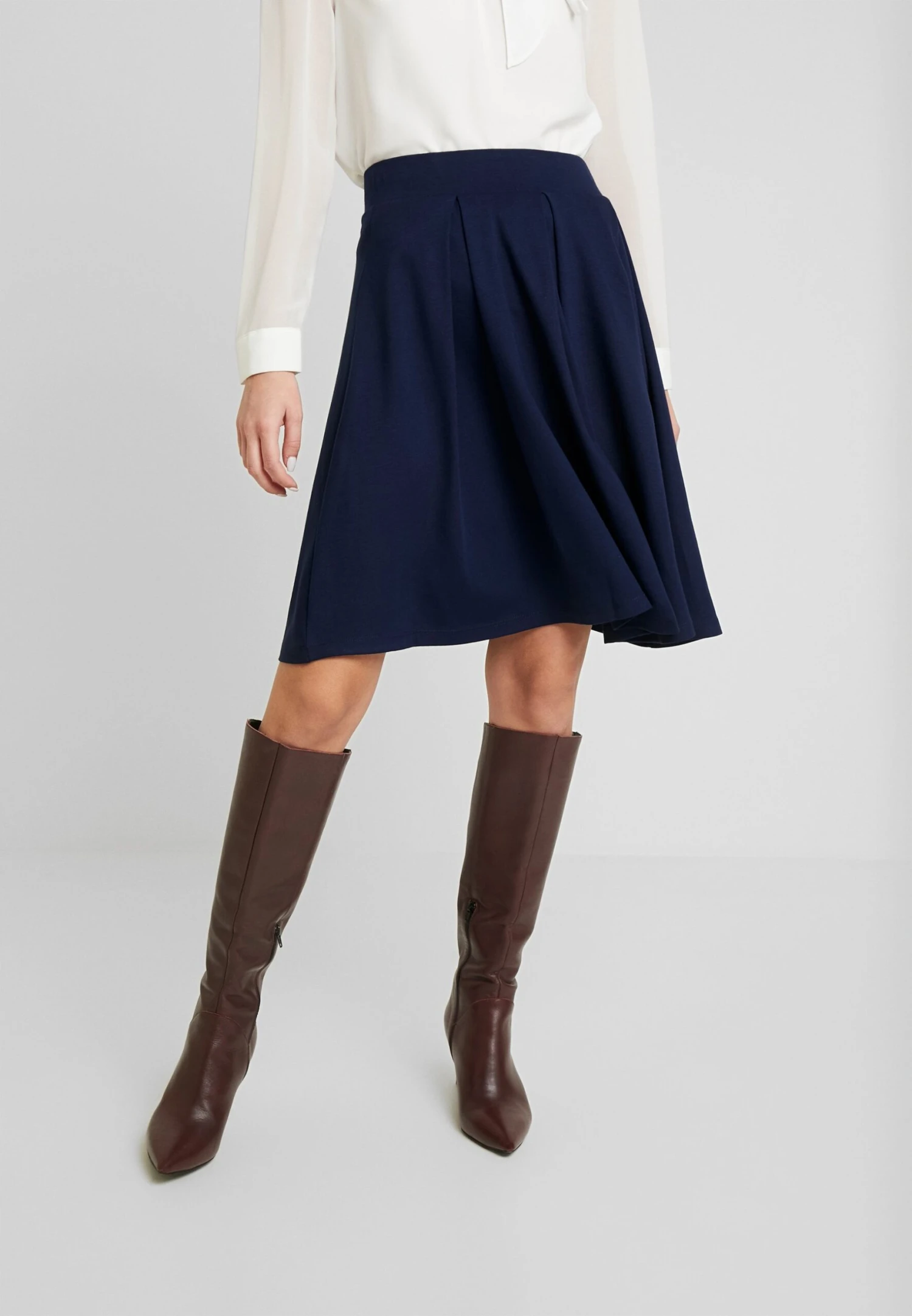 Anna Field A-Lijn Rok - Maritime Blue 3 Anna Field A-Lijn Rok - Maritime Blue