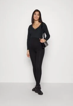 Maternity Ribbed Longsleeve Lace- Longsleeve - Black 8 Maternity Ribbed Longsleeve Lace- Longsleeve - Black -Anna Field 0210b4fd80df4cfc9bb6ec291bbf8cf9
