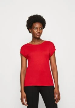 Anna Field 3 Pack - T-Shirt Basic - Beige/Off-White/Red -Anna Field 02578901ea114ea5a3d273c475c390c9