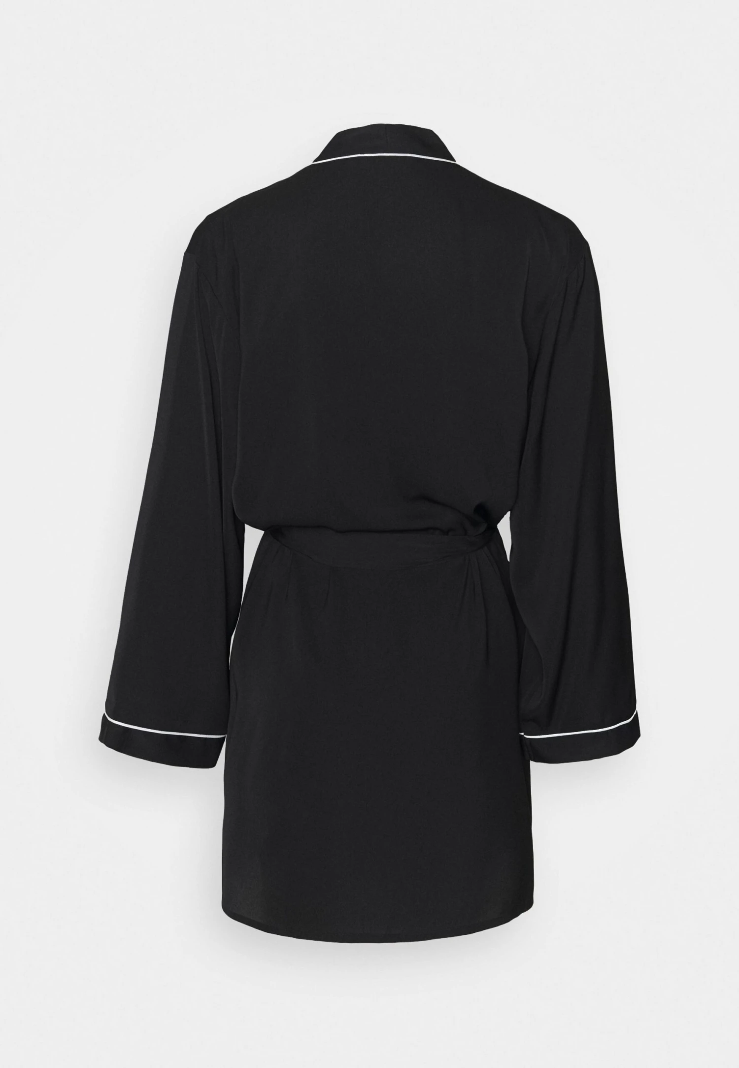 Anna Field Amanda Satin Dressing Gown - Badjas - Black 10 Anna Field Amanda Satin Dressing Gown - Badjas - Black - Afbeelding 8