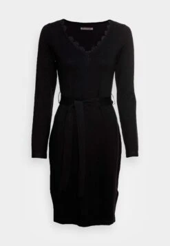 Anna Field Lace Insert V Neckline Loose Dress - Gebreide Jurk - Black 10 Anna Field Lace Insert V Neckline Loose Dress - Gebreide Jurk - Black -Anna Field 04d5fa9dd39844bfa488fdbc592f58c5