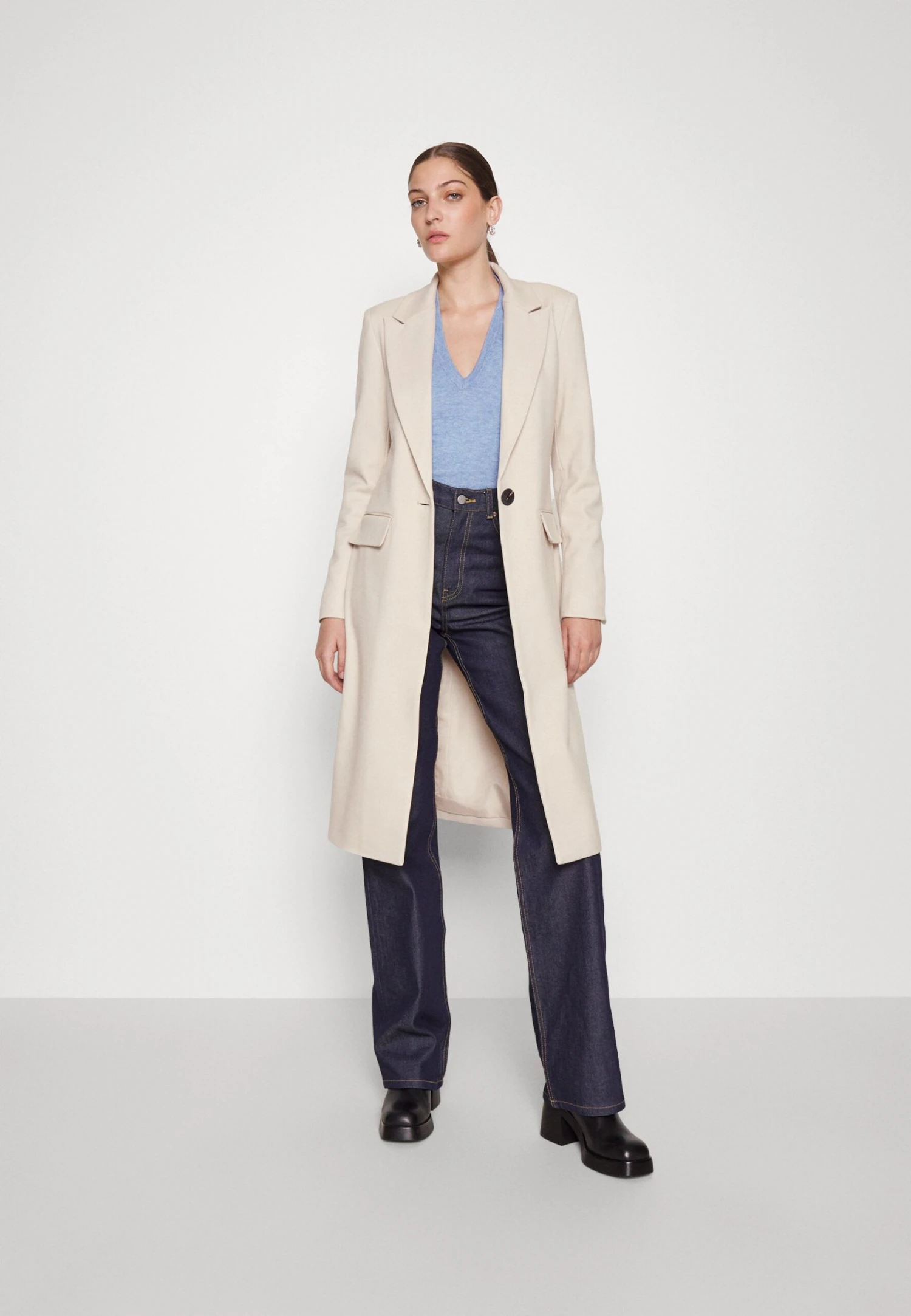 Mantel - Beige 3 Mantel - Beige - Afbeelding 2