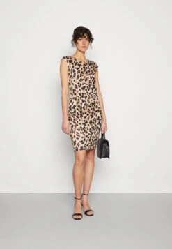 Anna Field Jerseyjurk - Black/Beige/Multi-Coloured -Anna Field 094e8d211664487abc9de7b5bfcc6c2f