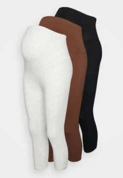 3 Pack - Legging - Black/Brown/Off-White -Anna Field 0ab6a7e38b114ea3a790a87b41720d3d