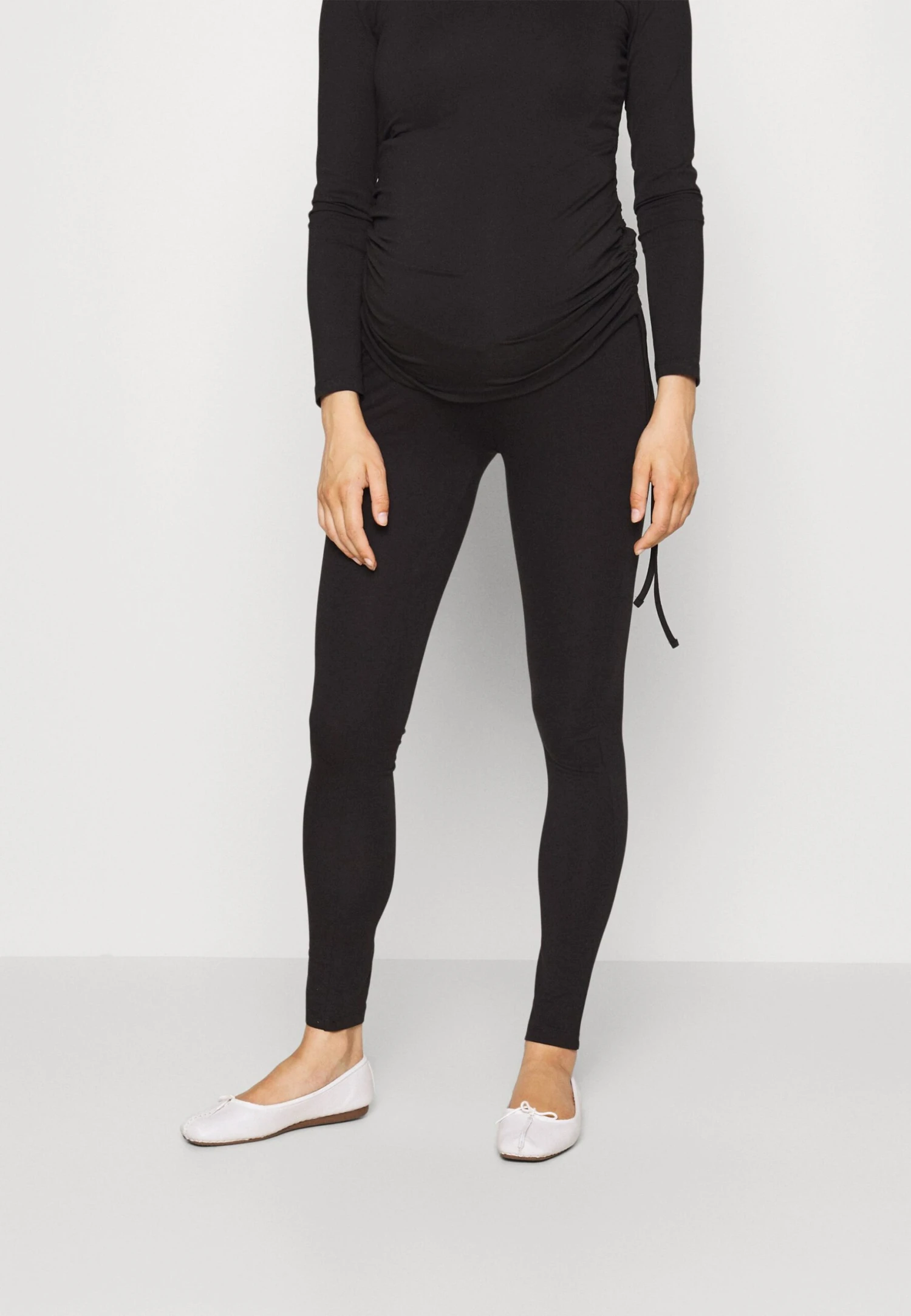 Leggings Maternity - Legging - Black - Mottled Dark Brown 6 Leggings Maternity - Legging - Black - Mottled Dark Brown - Afbeelding 4