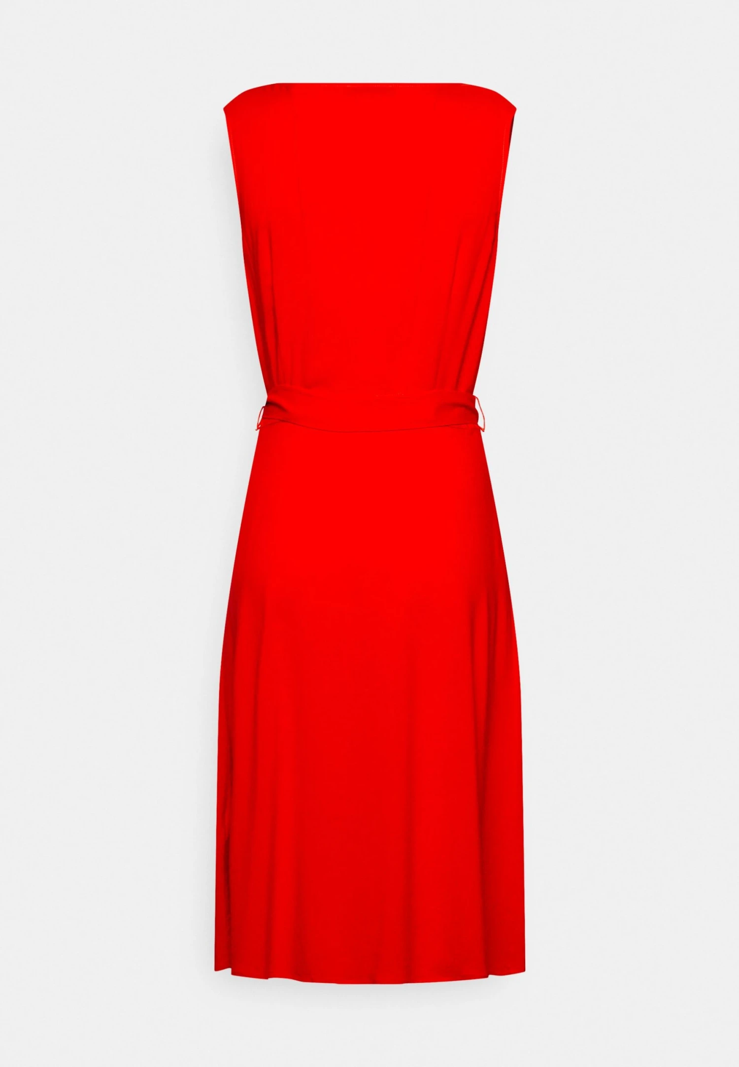 Anna Field Volant Midi Dress - Jurk - Red 4 Anna Field Volant Midi Dress - Jurk - Red - Afbeelding 2