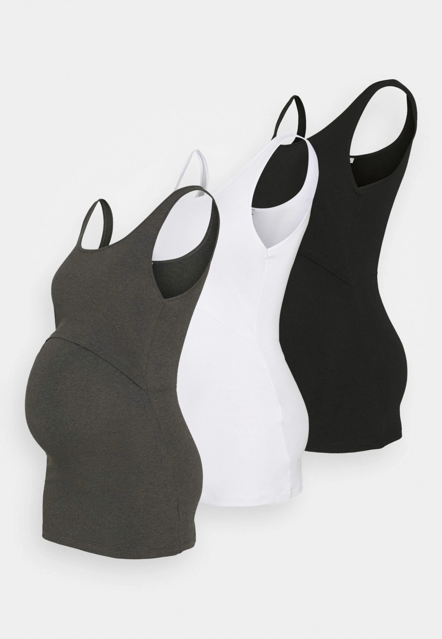 3 Pack - Top - Black/Dark Grey/White 8 3 Pack - Top - Black/Dark Grey/White - Afbeelding 6