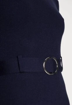 Anna Field Crew Ausschnitt Mini Strickkleid Mit Gürtel - Gebreide Jurk - Dark Blue -Anna Field 0f3e033d03c447b487980d4911bec165