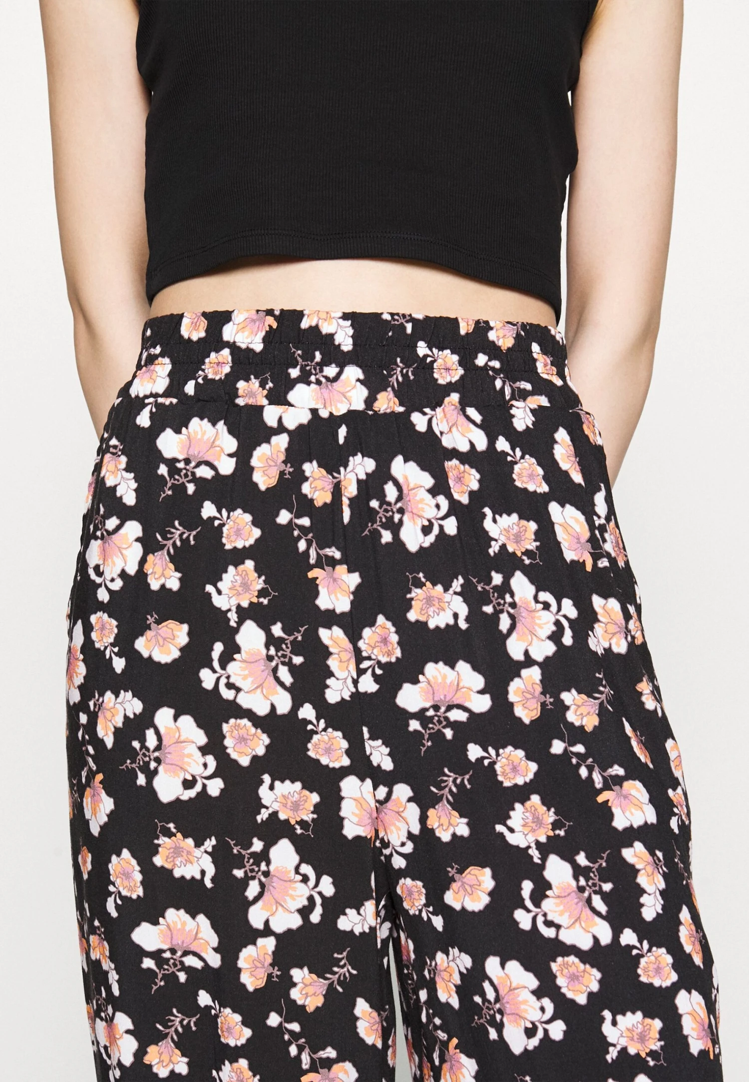 Summer Wide Legs- Broek - Black 7 Summer Wide Legs- Broek - Black - Afbeelding 5