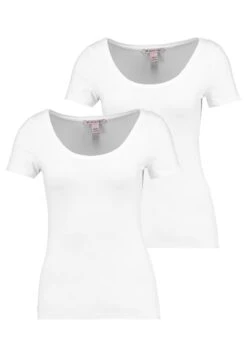 Anna Field 2 Pack- T-Shirt Basic - White