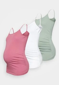 3 Pack - Top - Off-White/Pink/Green 16 3 Pack - Top - Off-White/Pink/Green -Anna Field 1426b98be1dd432bb84228486180fae7