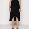 Anna Field Basic Wrap Over Midi Skirt- A-Lijn Rok - Black 2 Anna Field Basic Wrap Over Midi Skirt- A-Lijn Rok - Black -Anna Field 161673da8d96477e901a7ce66959ee74