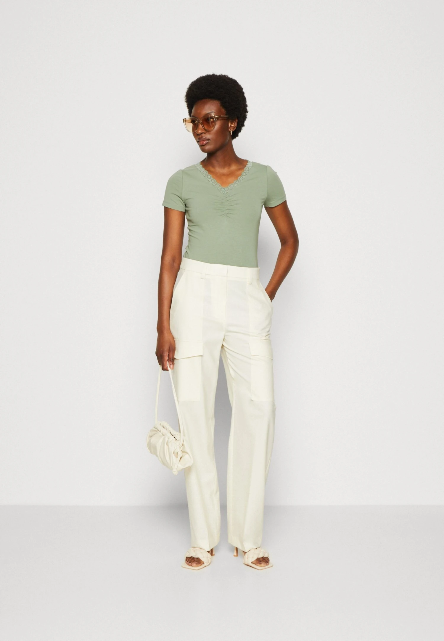 Anna Field T-Shirt Print - Light Green 4 Anna Field T-Shirt Print - Light Green - Afbeelding 2