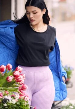 Long- T-Shirt Basic - Black -Anna Field 1cbe47d677614e1890d39fa0b35ffac7