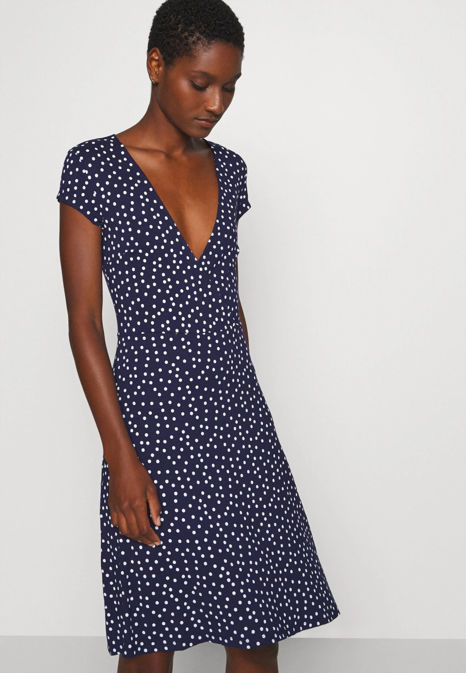 Anna Field Jerseyjurk - Maritime Blue/White 7 Anna Field Jerseyjurk - Maritime Blue/White - Afbeelding 5