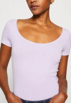 Anna Field 3 Pack - T-Shirt Basic - Purple/White/Mottled Light Grey 17 Anna Field 3 Pack - T-Shirt Basic - Purple/White/Mottled Light Grey -Anna Field 1f483857cf7744369dc2877f48713854