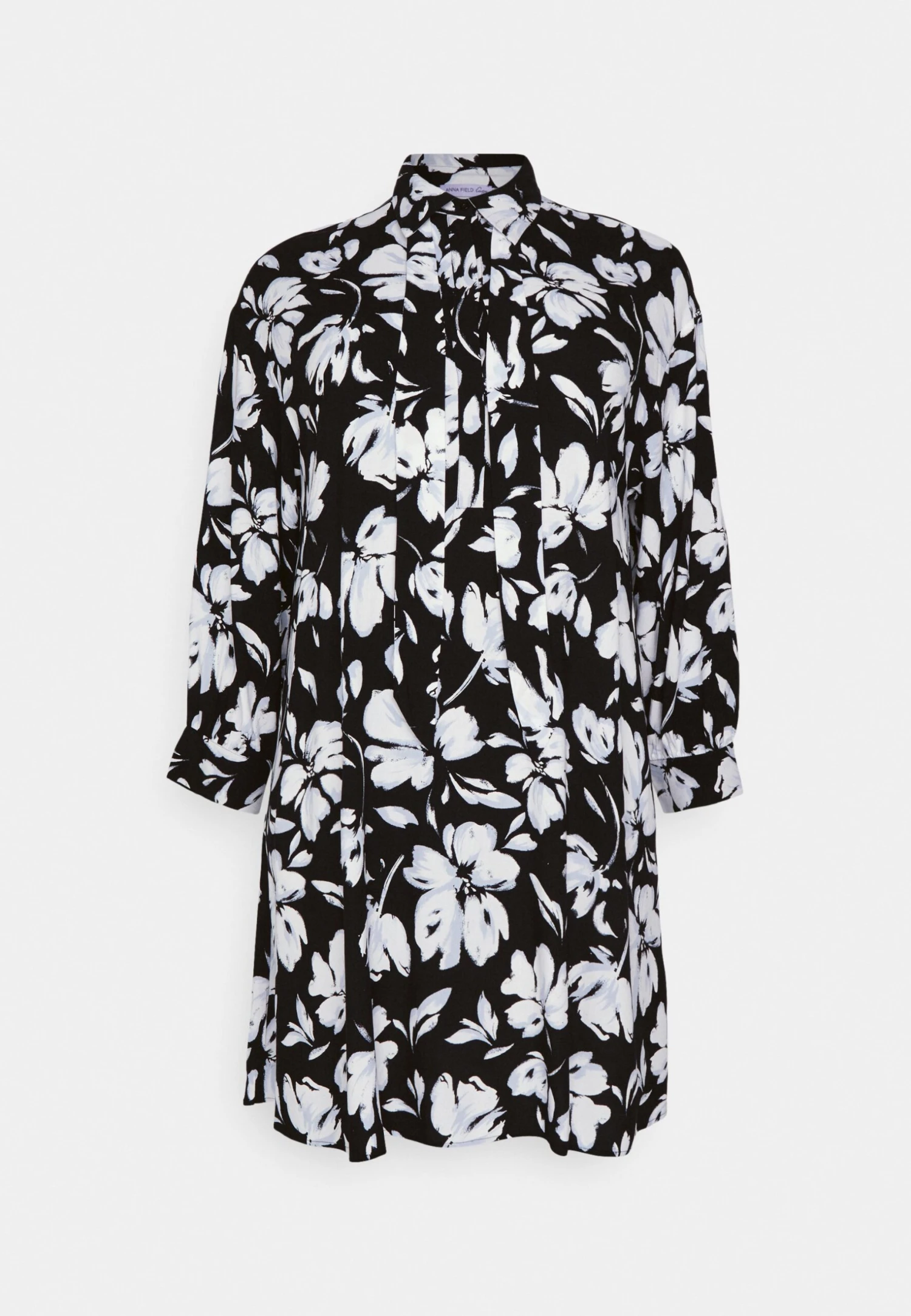 Blousejurk -Black/White 7 Blousejurk -Black/White - Afbeelding 5