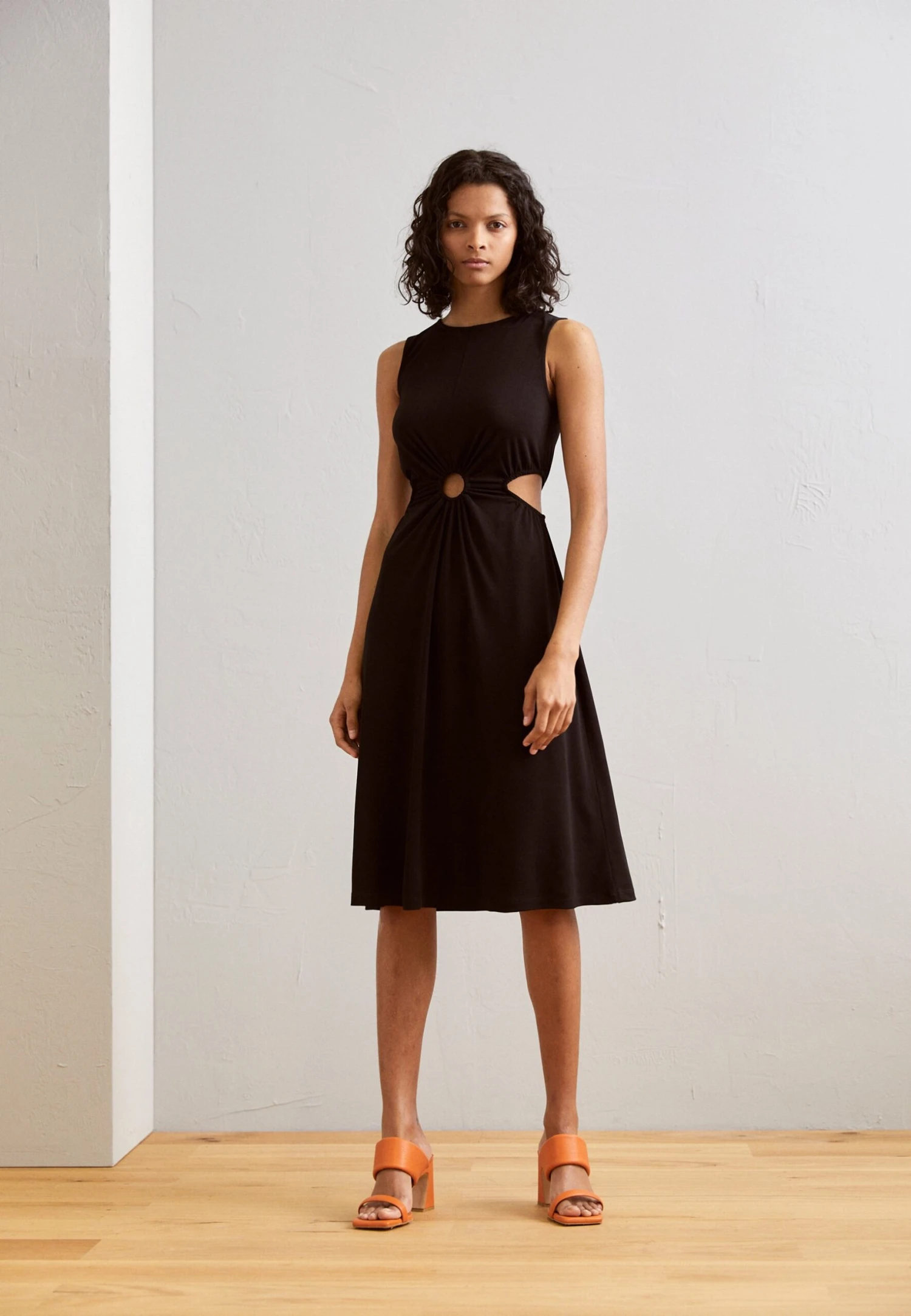 Anna Field Sleeveless Midi Dress - Jurk - Black 3 Anna Field Sleeveless Midi Dress - Jurk - Black