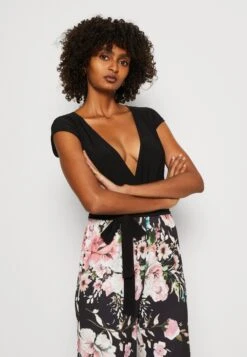 Anna Field Jumpsuit - Black/Multi-Coloured -Anna Field 2a4e3e918d1d451a8ee295a8f0997b31