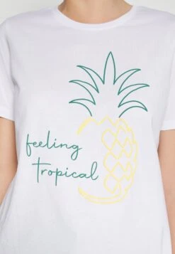Anna Field Hattie Pineapple Puff - T-Shirt Print - White 15 Anna Field Hattie Pineapple Puff - T-Shirt Print - White -Anna Field 2b8f31570fd54001b142d9758df6d374