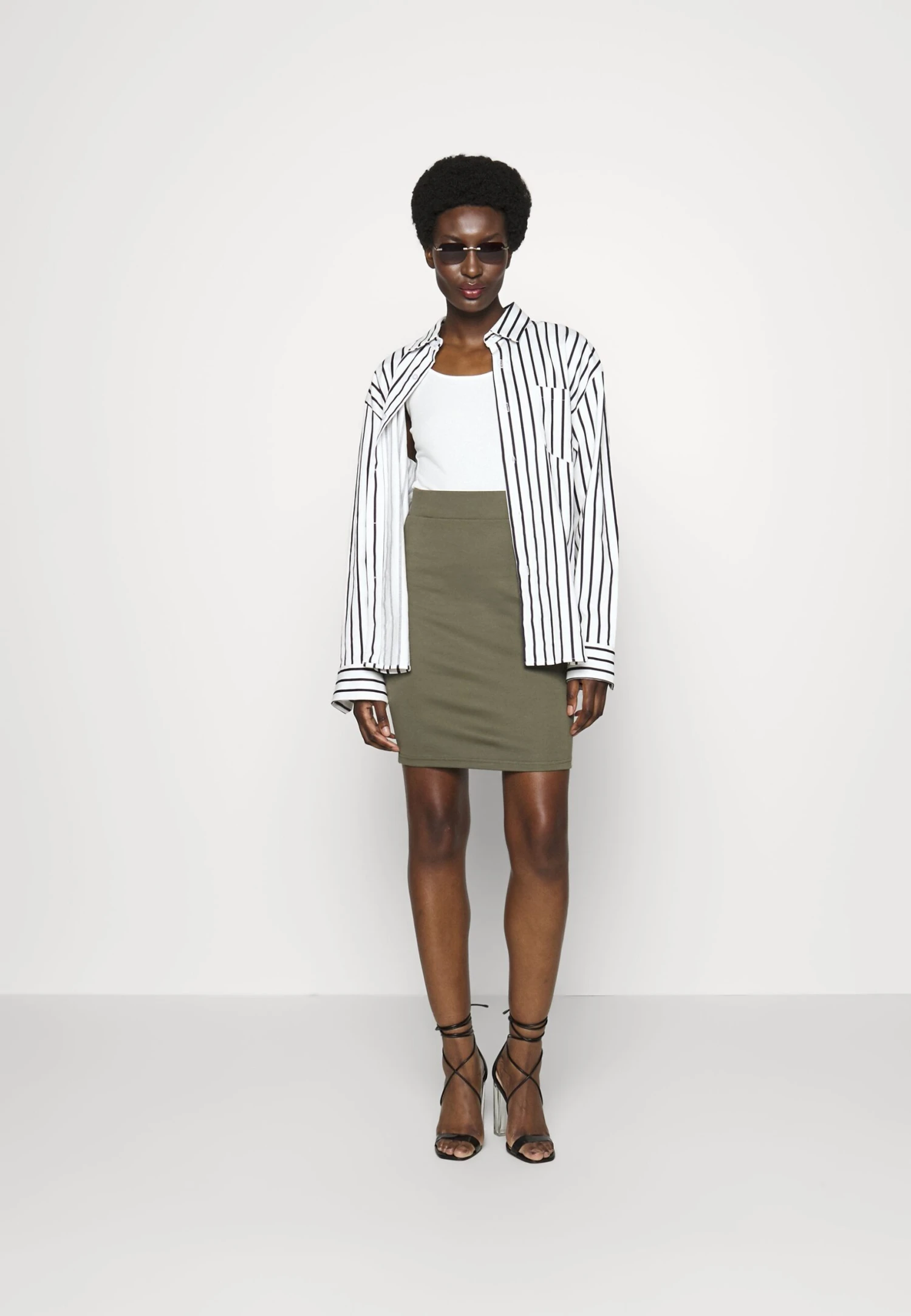 Anna Field 2Pack - Minirok - Black/Khaki 3 Anna Field 2Pack - Minirok - Black/Khaki