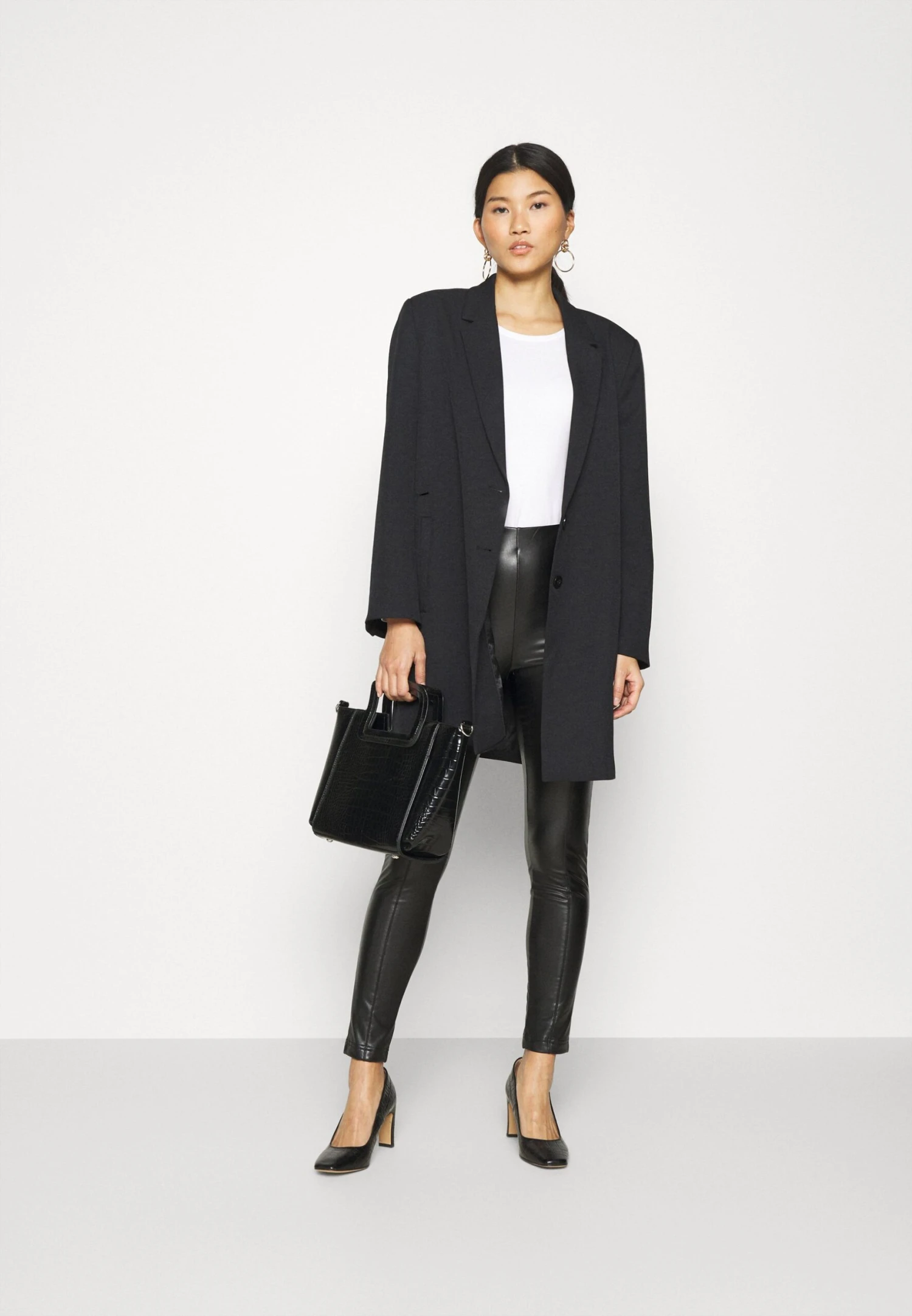 Anna Field 3 Pack - Longsleeve - Black/White/Mottled Light Grey 3 Anna Field 3 Pack - Longsleeve - Black/White/Mottled Light Grey