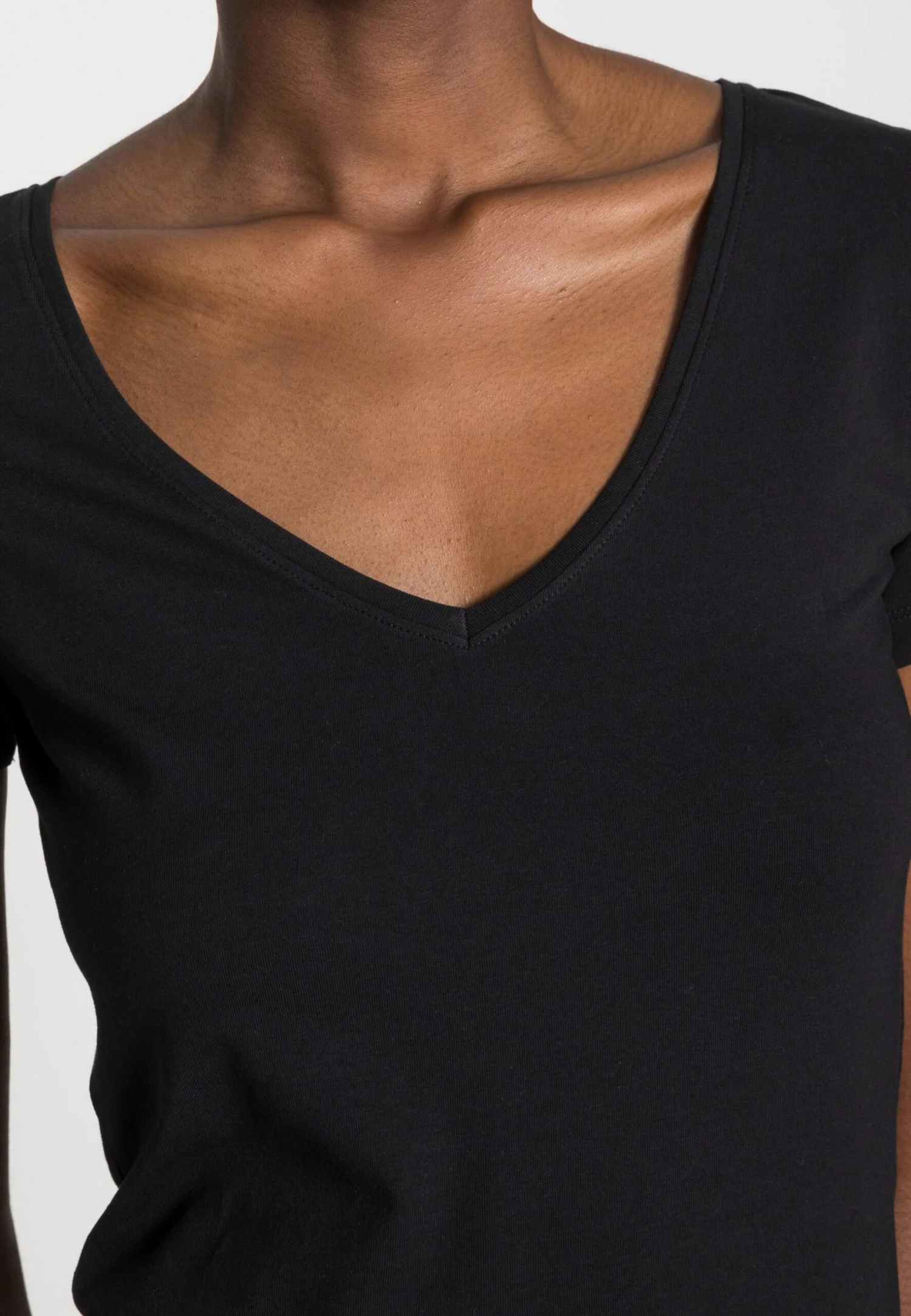 Anna Field 2 Pack - T-Shirt Basic - Black 7 Anna Field 2 Pack - T-Shirt Basic - Black - Afbeelding 5