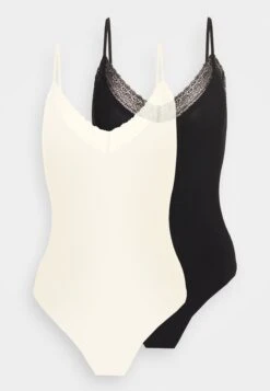 Anna Field 2 Pack - Top - Black/Beige -Anna Field 333b3eb7c03c4eb2a4472fadc79487f3