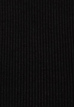 Anna Field Boat Ausschnitt Mini Strickkleid Mit Geschweiften Rändern - Gebreide Jurk - Black -Anna Field 335b4c18ddba49e483effbb00c2a4043