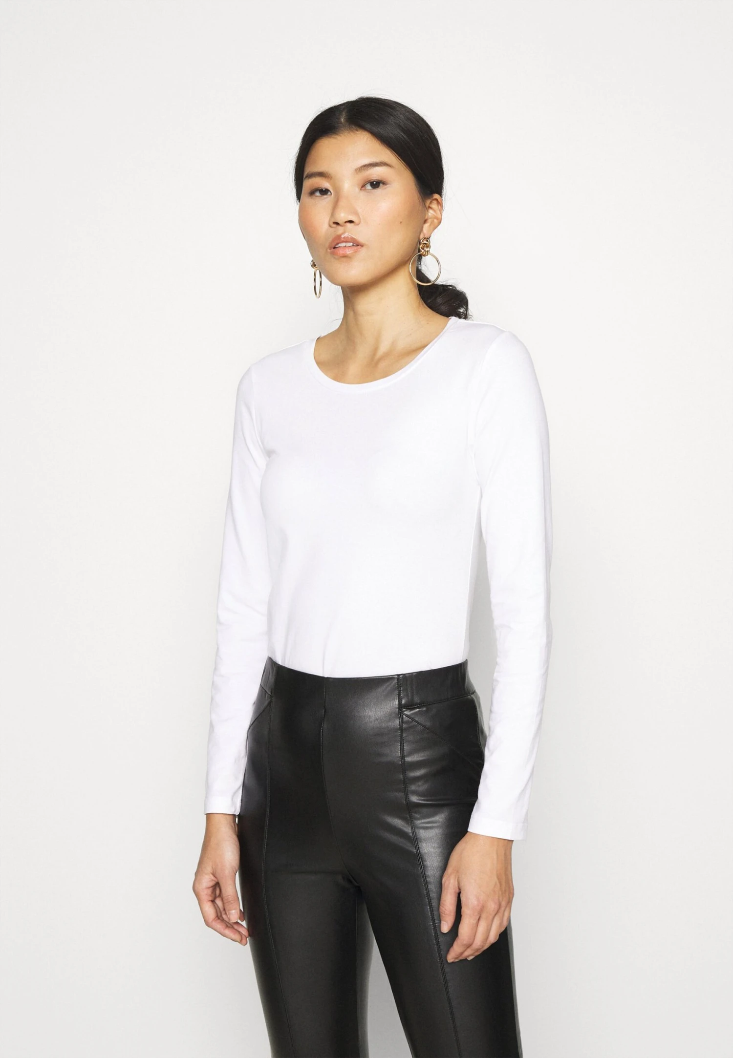 Anna Field 3 Pack - Longsleeve - Black/White/Mottled Light Grey 4 Anna Field 3 Pack - Longsleeve - Black/White/Mottled Light Grey - Afbeelding 2