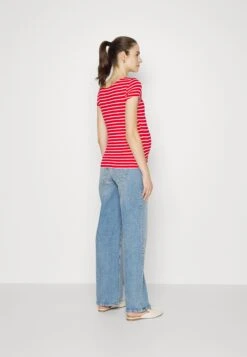 Maternity Double Layer Nursing- T-Shirt Print - Dark Red / Multicoloured -Anna Field 3c9dce8ecde943dda45a78c27b392b68