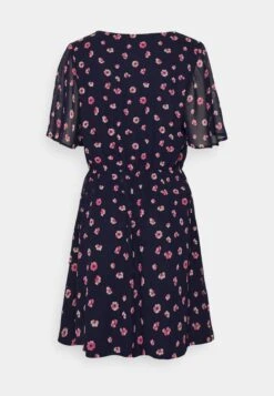 Anna Field V-Neck Sleeve Dress- Jurk - Dark Blue/Pink 19 Anna Field V-Neck Sleeve Dress- Jurk - Dark Blue/Pink -Anna Field 3d8d3e90bbc2459cb8ab13568866af55