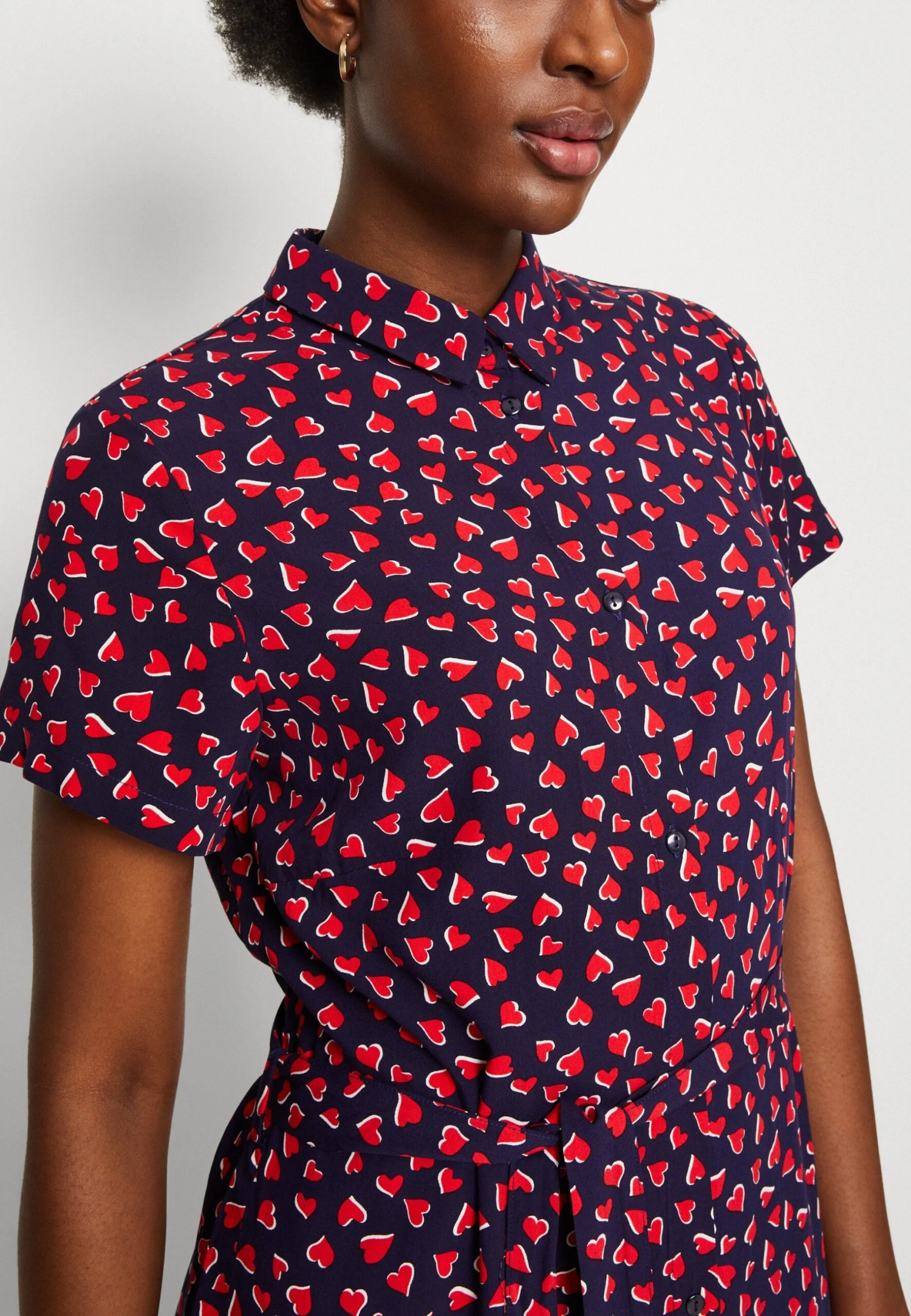 Anna Field Blousejurk - Dark Blue/Red 8 Anna Field Blousejurk - Dark Blue/Red - Afbeelding 6