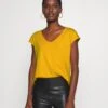 Anna Field T-Shirt Basic - Golden Yellow -Anna Field 45e3eb43c6534378acae9baecd2eef4f