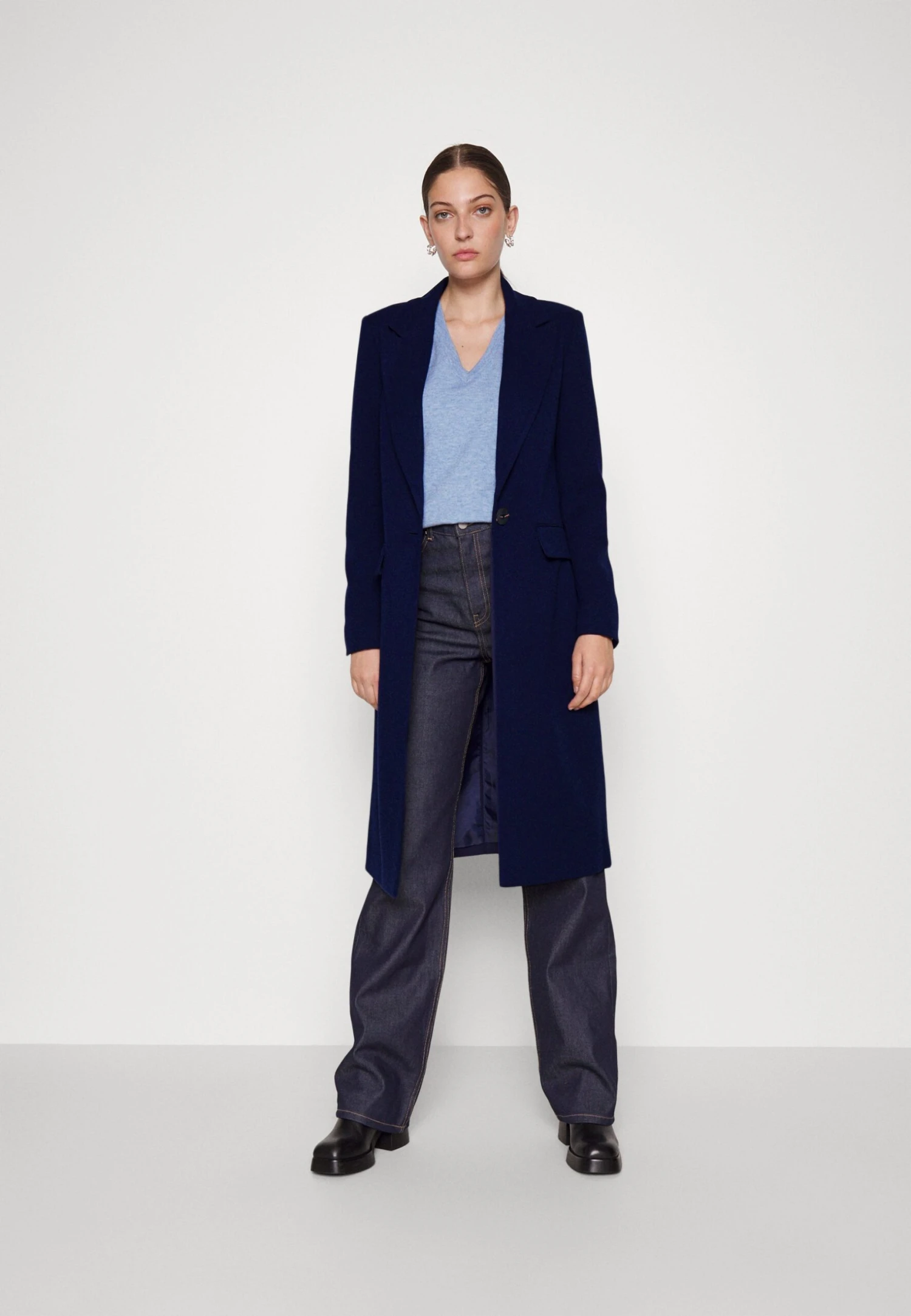 Mantel -Dark Blue 4 Mantel -Dark Blue - Afbeelding 2