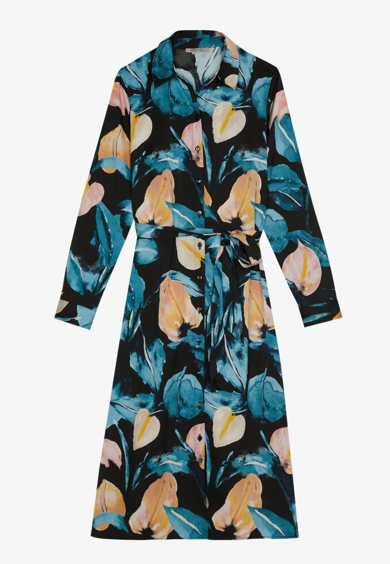 Anna Field Jurk - Blue/Pink 7 Anna Field Jurk - Blue/Pink - Afbeelding 5