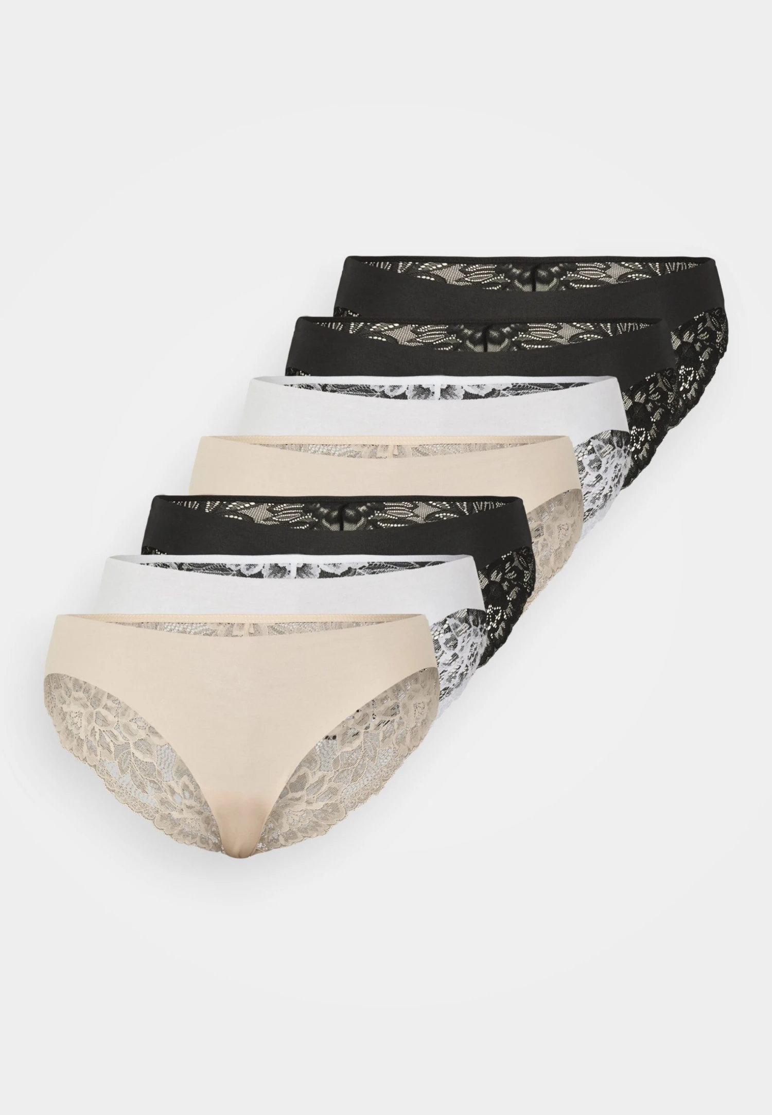 Anna Field 7 Pack - Slip - Black/ Nude/White 8 Anna Field 7 Pack - Slip - Black/ Nude/White - Afbeelding 6