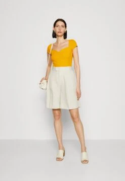 Anna Field T-Shirt Print - Dark Yellow -Anna Field 50076d6ca8d4478ea87b19decd9633b7