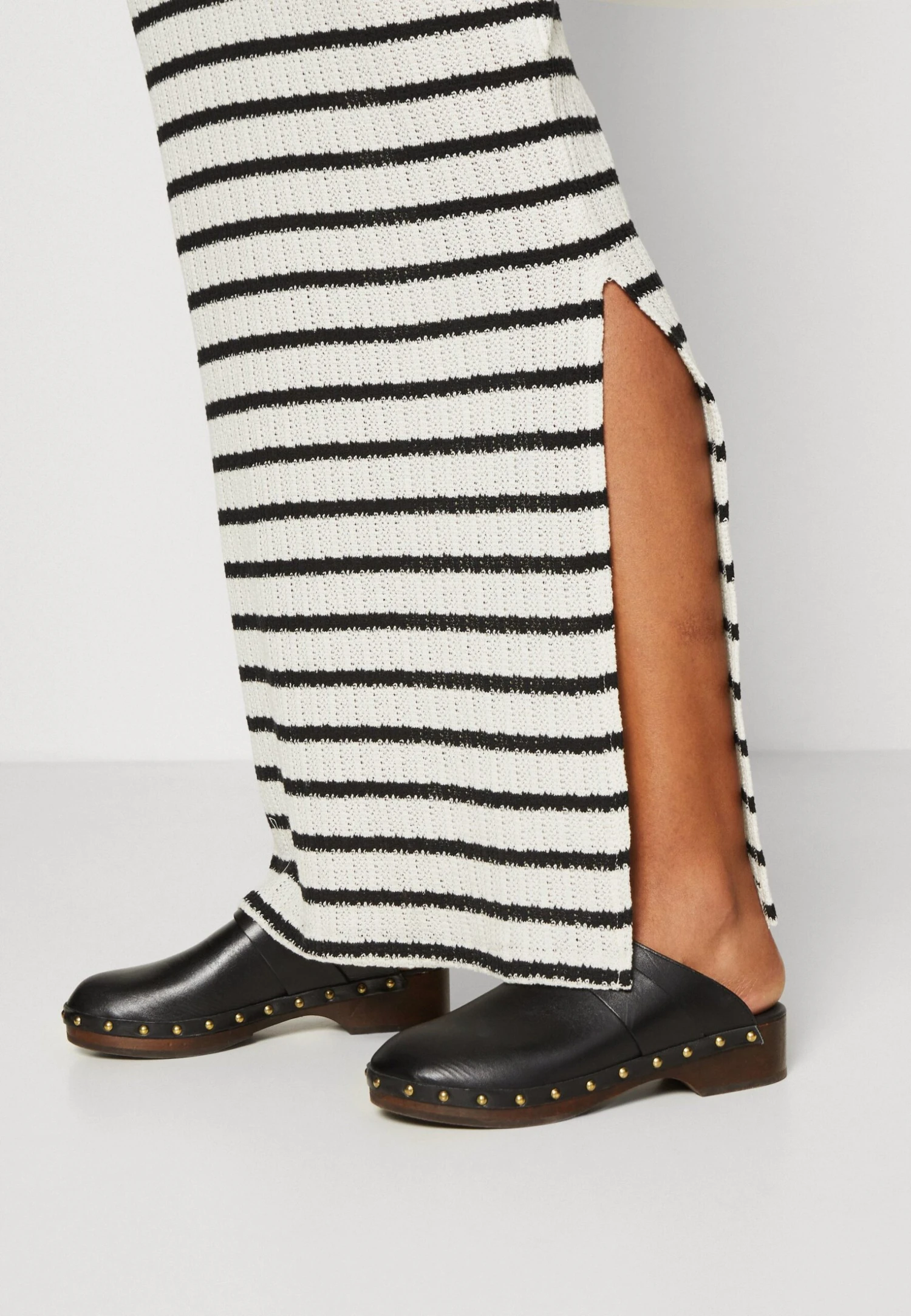 Anna Field Gebreide Jurk - Black/White 8 Anna Field Gebreide Jurk - Black/White - Afbeelding 6