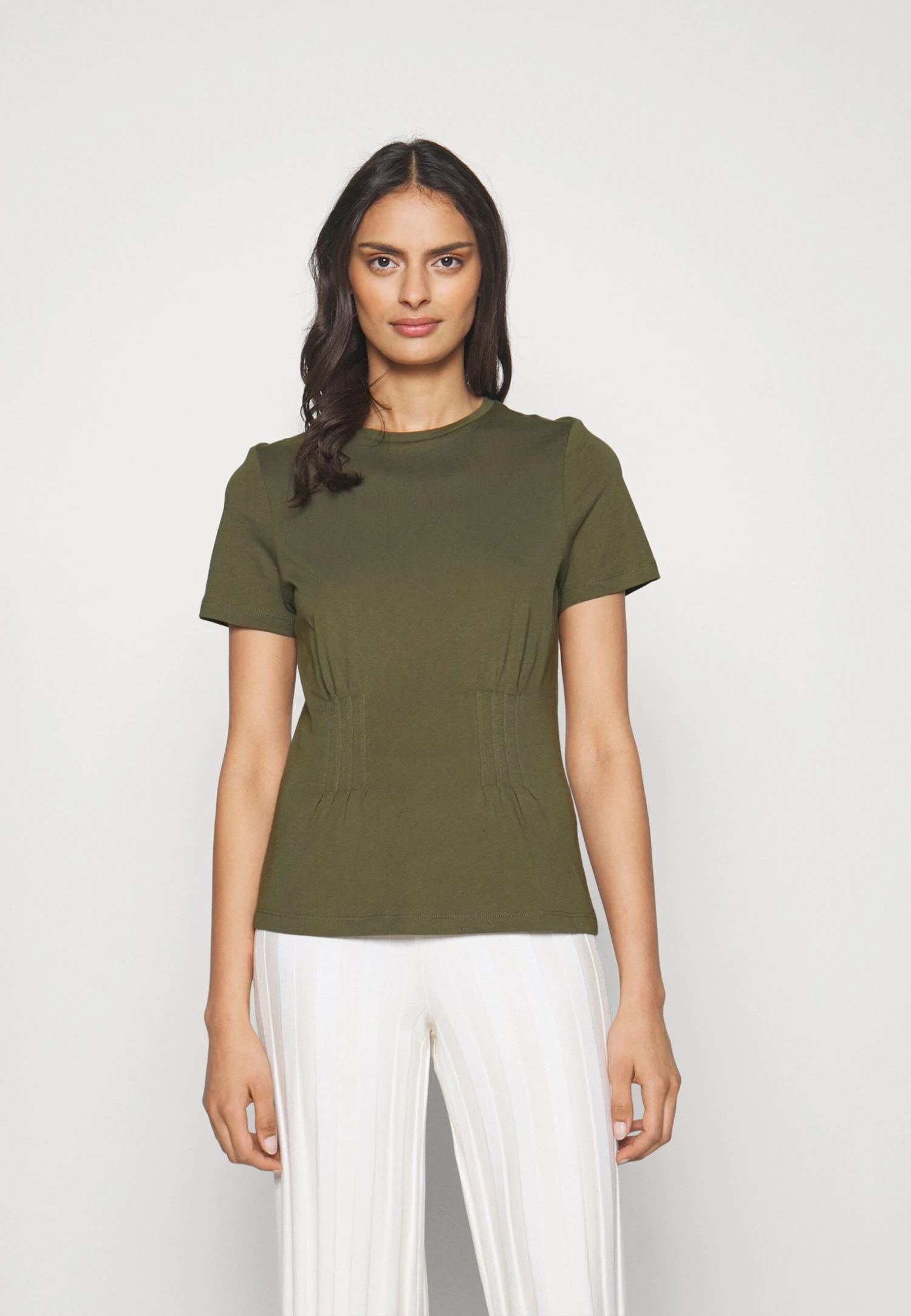 Anna Field T-Shirt Basic - Khaki 3 Anna Field T-Shirt Basic - Khaki