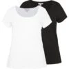T-Shirt Basic - Black, White