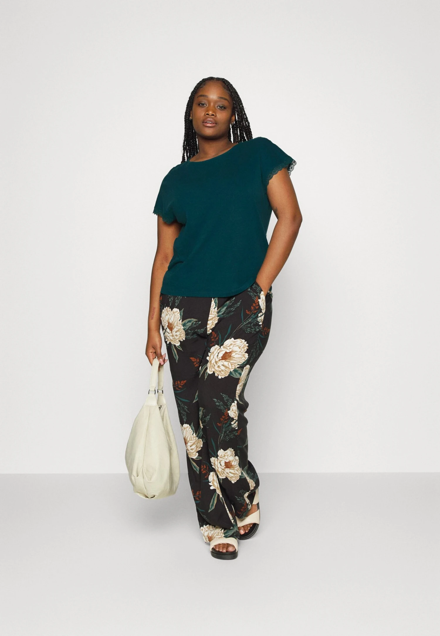 T-Shirt Basic -Teal 4 T-Shirt Basic -Teal - Afbeelding 2