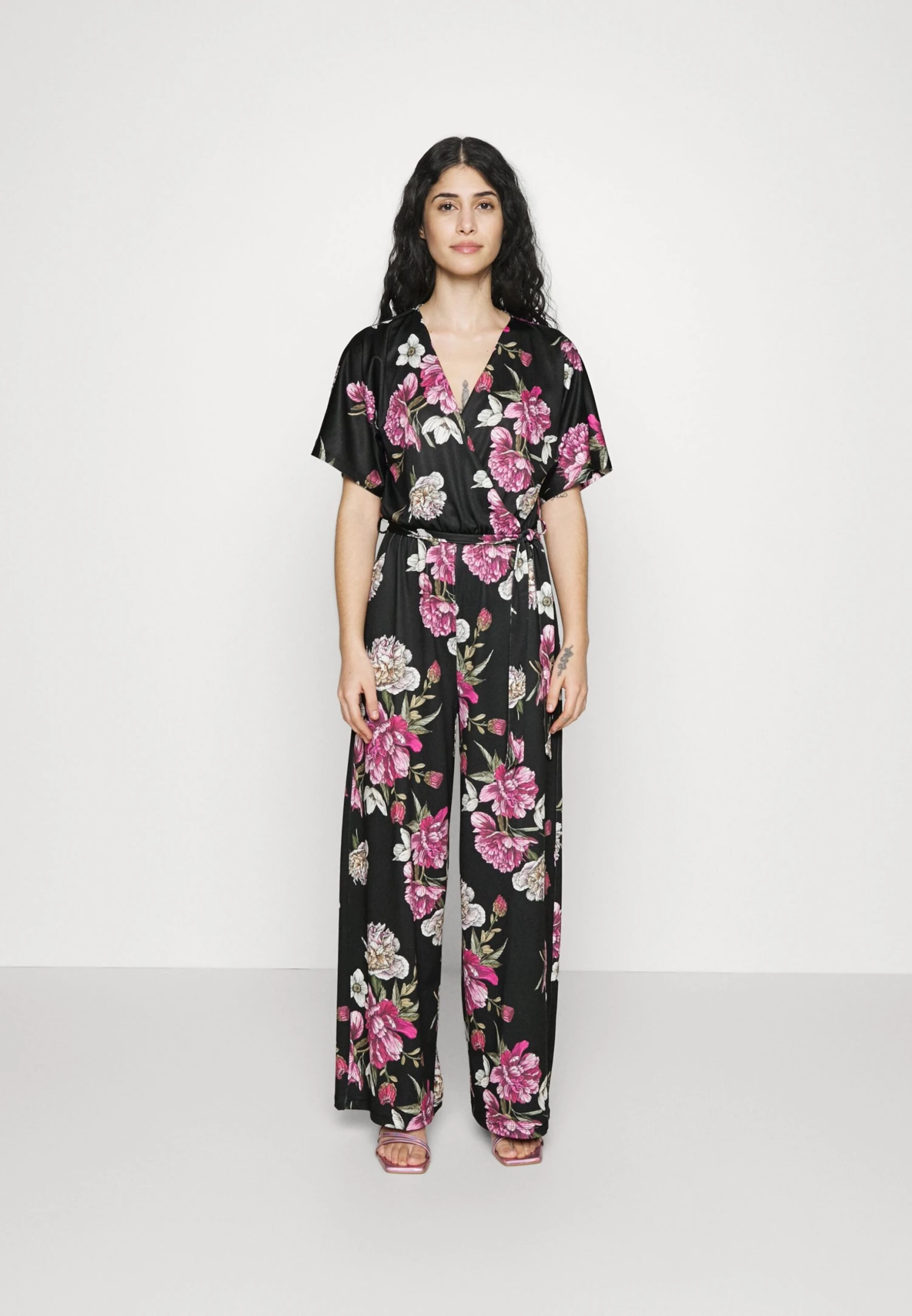 Jumpsuit - Black/ Multi-Coloured 3 Jumpsuit - Black/ Multi-Coloured