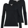 Anna Field 2 Pack - Longsleeve - Black 1 Anna Field 2 Pack - Longsleeve - Black -Anna Field 5d6d6fcebbe046d893107e65adfadf44