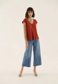 Anna Field T-Shirt Basic - Red -Anna Field 6214aa7c7988412c9b120192dfd1e6c9