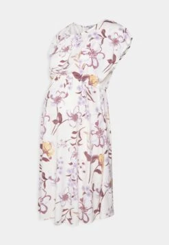 Fit And Flare Flowy Dropped Shoulder- Jerseyjurk - Beige/Lilac 12 Fit And Flare Flowy Dropped Shoulder- Jerseyjurk - Beige/Lilac -Anna Field 630420692e334713bf9293cffb62fe6a