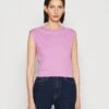 Anna Field T-Shirt Basic - Lilac 1 Anna Field T-Shirt Basic - Lilac -Anna Field 674930f13ad44c2482bec70d8261274e