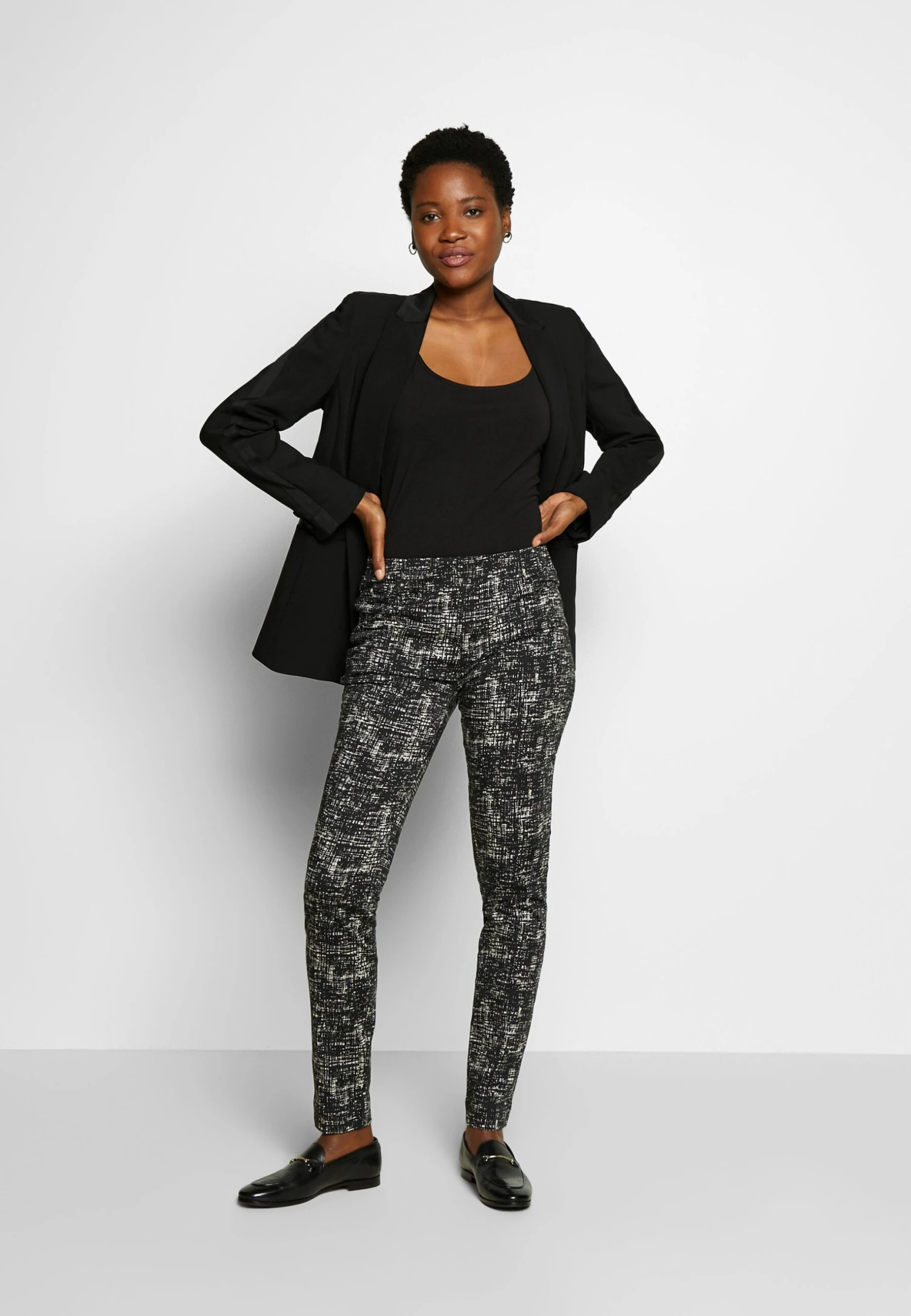 Anna Field 3Er Pack - Top - Black/White 3 Anna Field 3Er Pack - Top - Black/White