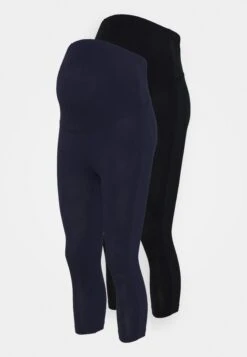 2 Pack Capri - Legging - Black/Dark Blue